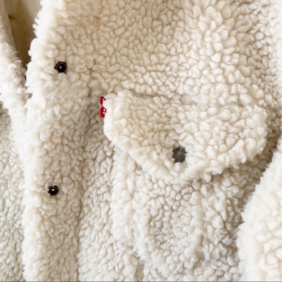 Levi’s All Over Sherpa Sherling Trucker Jacket - Picture 7 of 16